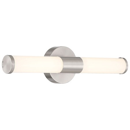 Access Lighting Retreat, LED Vanity, Brushed Steel Finish, Acrylic Lens Acrylic 62535LEDDCS-BS/ACR